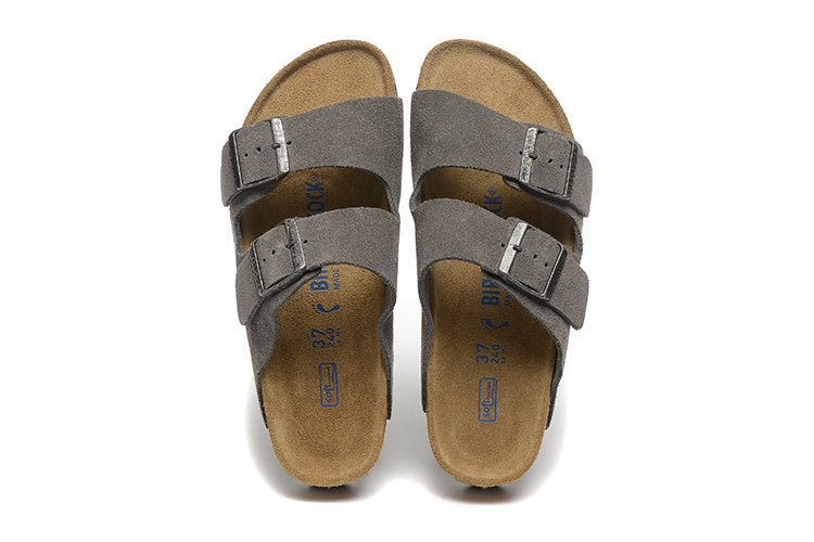 כפכפי בירקנשטוק אפורים