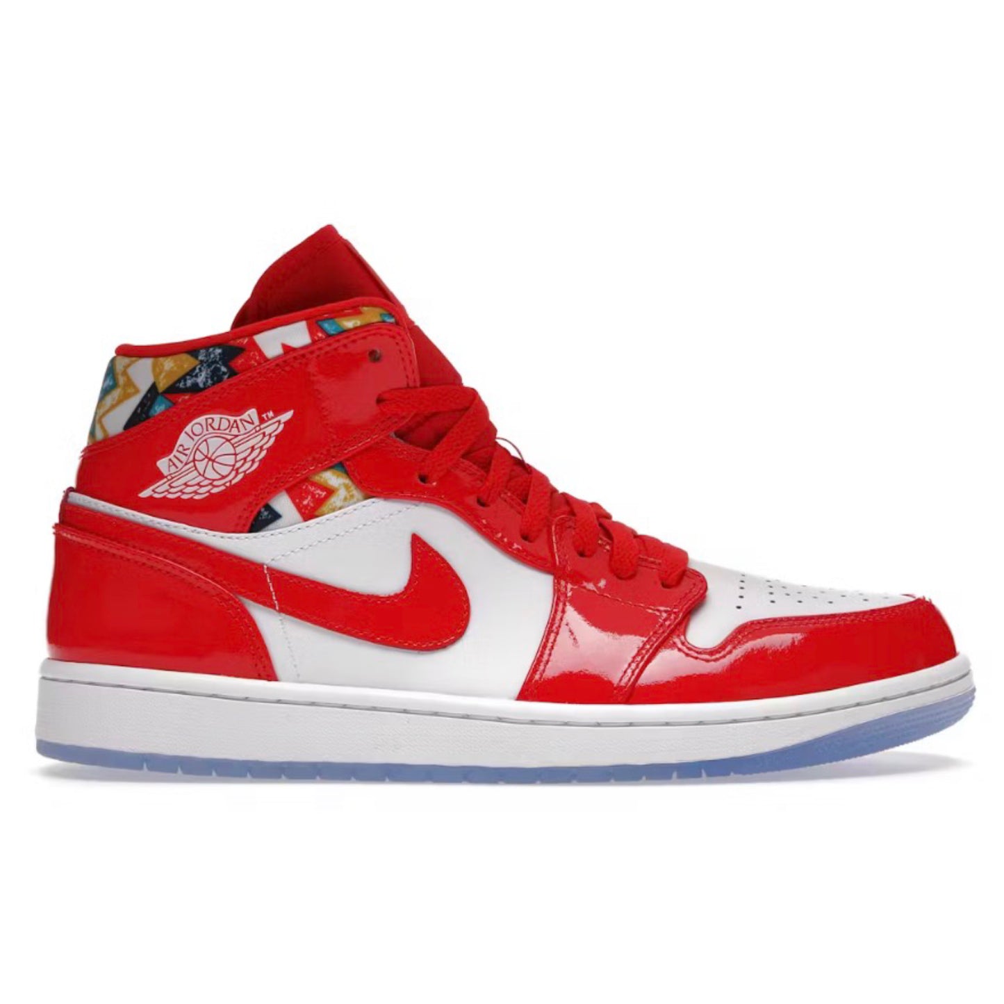 Air Jordan 1 Mid “Barcelona Sweater Red Patent”