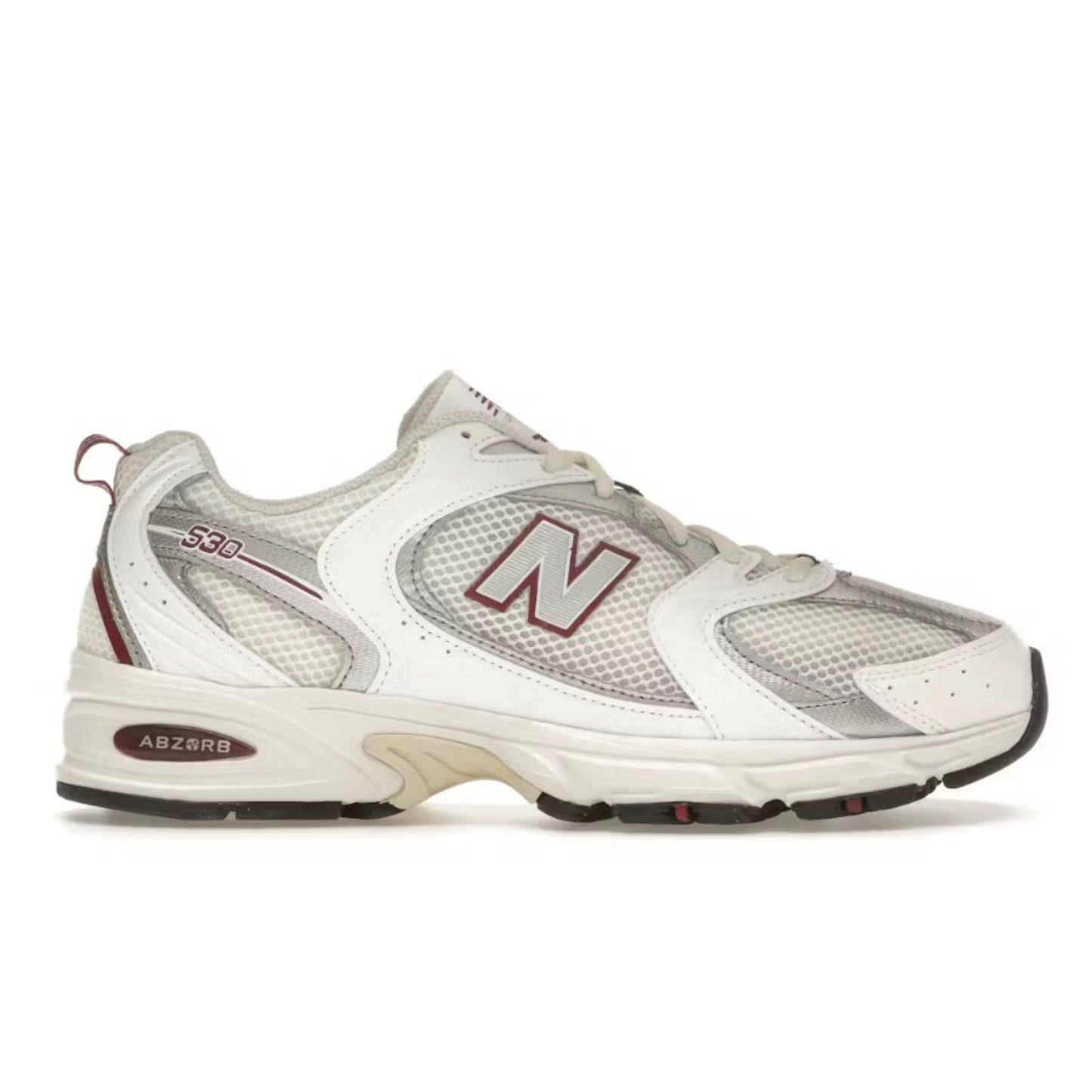 New Balance 530 Sea Salt Mercury Red