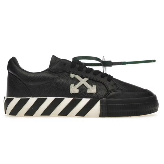 Off White Vulc Low Leather Black White