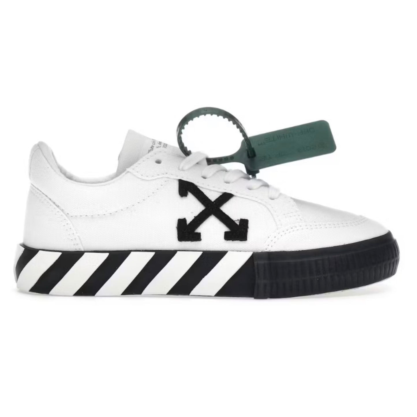 Off White Vulc Low Canvas Black White
